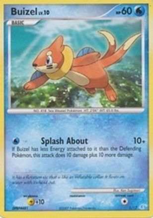 Buizel 1 - DP Trainer Kit Manaphy & Lucario - Poke-Collect