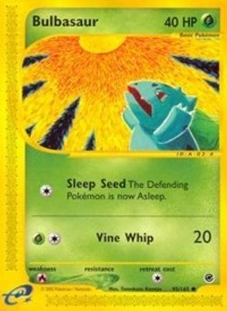 Bulbasaur (95) 95/165 - Expedition Reverse Holofoil - Poke-Collect