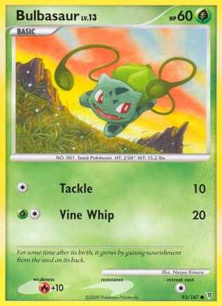 Bulbasaur 93/147 - Supreme Victors Reverse Holofoil - Poke-Collect