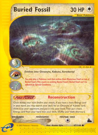 Buried Fossil 47/144 - Skyridge - Poke-Collect
