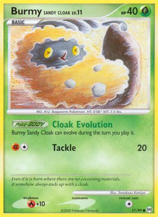 Burmy Sandy Cloak 57/99 - Arceus - Poke-Collect
