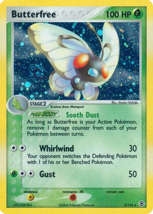 Butterfree 2/112 - FireRed & LeafGreen Reverse Holofoil - Poke-Collect