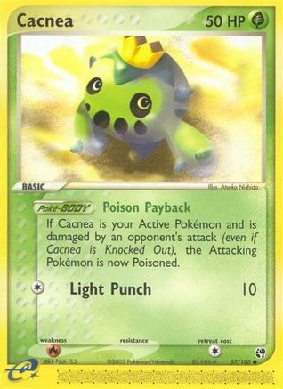 Cacnea 57/100 - Sandstorm Reverse Holofoil - Poke-Collect