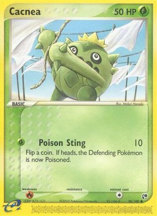Cacnea - 58/100 58/100 - Sandstorm - Poke-Collect