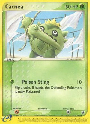 Cacnea 58/100 - Sandstorm Reverse Holofoil - Poke-Collect