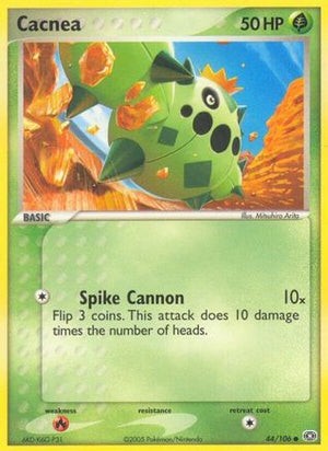 Cacnea 44/106 - Emerald Reverse Holofoil - Poke-Collect
