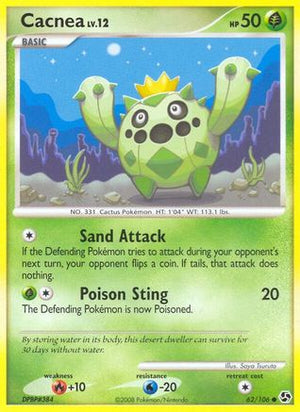 Cacnea 62/106 - Great Encounters Reverse Holofoil