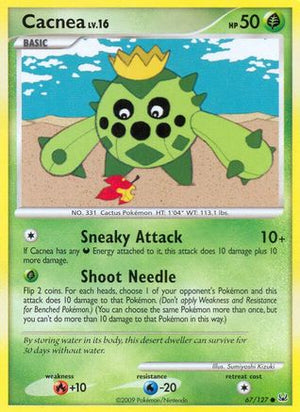 Cacnea 67/127 - Platinum - Poke-Collect