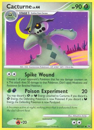 Cacturne 42/127 - Platinum - Poke-Collect
