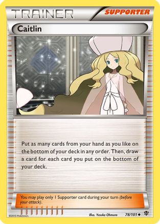 Caitlin 78/101 - Plasma Blast Reverse Holofoil - Poke-Collect