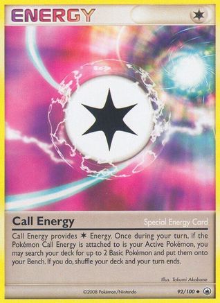Call Energy 92/100 - Majestic Dawn Reverse Holofoil - Poke-Collect