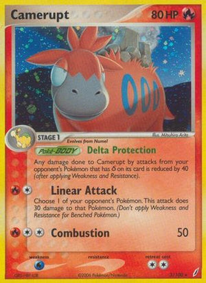 Camerupt 3/100 - Crystal Guardians Reverse Holofoil - Poke-Collect