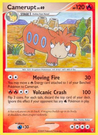 Camerupt 18/147 - Supreme Victors Reverse Holofoil - Poke-Collect
