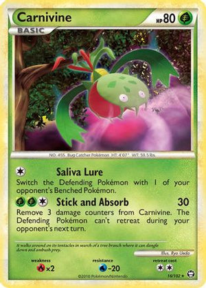Carnivine 16/102 - HSTriumphant - Poke-Collect