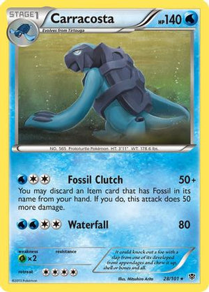 Carracosta 28/101 - Plasma Blast - Poke-Collect