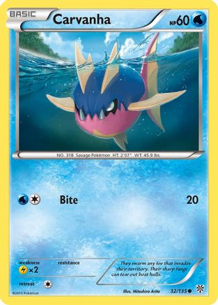Carvanha 32/135 - Plasma Storm - Poke-Collect