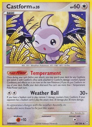 Castform 48/146 - Legends Awakened Reverse Holofoil