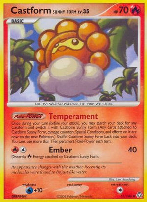 Castform Sunny Form 51/146 - Legends Awakened Reverse Holofoil