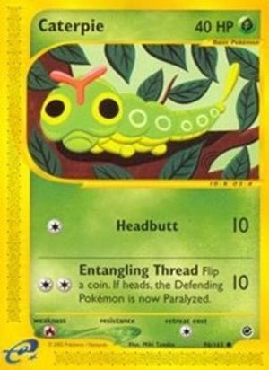 Caterpie 96/165 - Expedition Base Set Reverse Holofoil