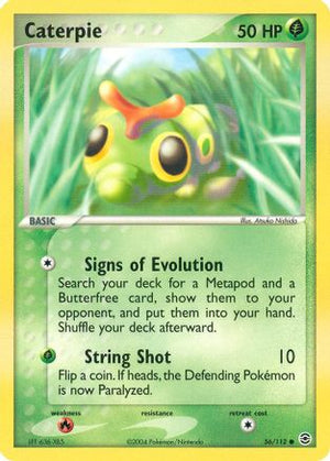 Caterpie 56/112 - FireRed & LeafGreen Reverse Holofoil - Poke-Collect