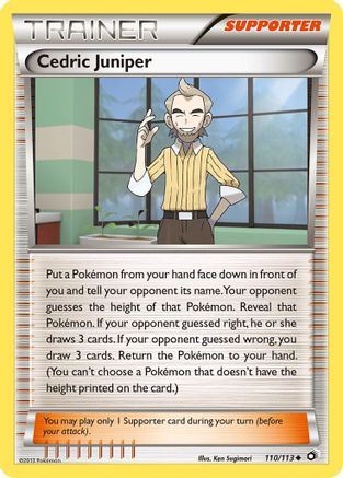 Cedric Juniper 110/113 - Legendary Treasures - Poke-Collect