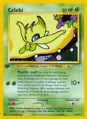 Celebi 16/64 - Neo Revelation Unlimited