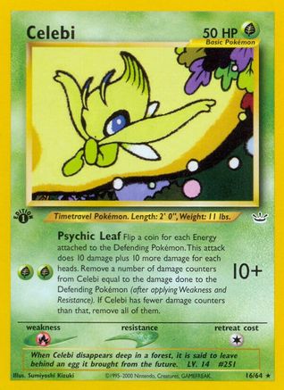 Celebi 16/64 - Neo Revelation 1st Edition - Poke-Collect