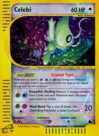 Celebi 145/144 - Skyridge Reverse Holofoil - Poke-Collect