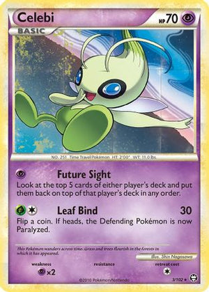 Celebi 3/102 - HSTriumphant Holofoil - Poke-Collect