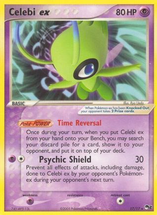 Celebi ex (Non-Holo) 17/17 - POP Series 2 - Poke-Collect