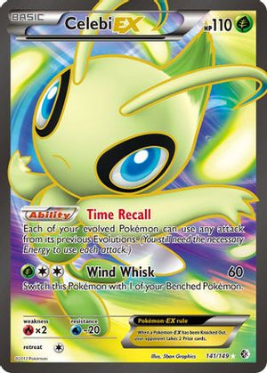 Celebi EX (141 Full Art) 141/149 - Boundaries Crossed Holofoil - Poke-Collect