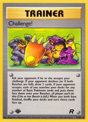 Challenge! 74/82 - Team Rocket 1st Edition