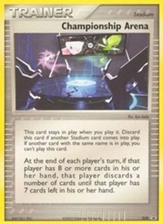 Championship Arena - 028 (2005 World Championships) 28/40 - Nintendo Promos - Poke-Collect