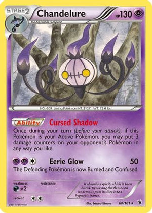 Chandelure 60/101 - Noble Victories Reverse Holofoil