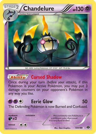 Chandelure (Secret) 101/99 - Next Destinies Holofoil - Poke-Collect