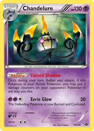 Chandelure 101/99 - Next Destinies Holofoil