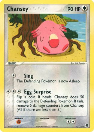 Chansey 19/112 - FireRed & LeafGreen Reverse Holofoil - Poke-Collect
