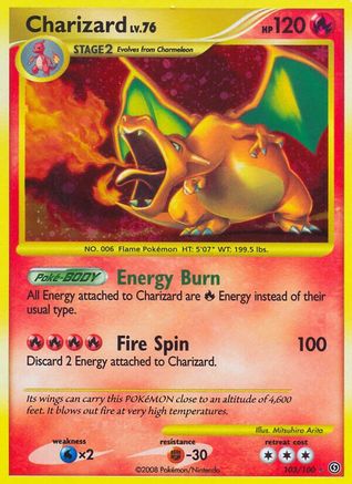 Charizard 103/100 - Stormfront Holofoil - Poke-Collect