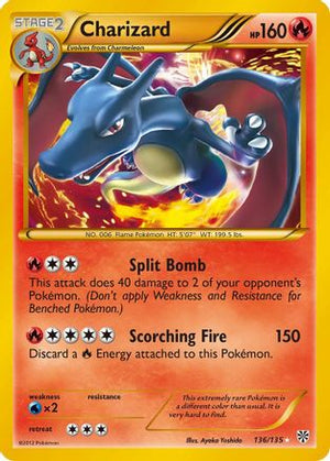 Charizard 136/135 - Plasma Storm Holofoil