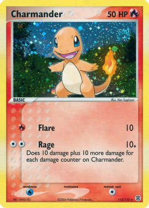 Charmander 113/112 - FireRed & LeafGreen Holofoil - Poke-Collect