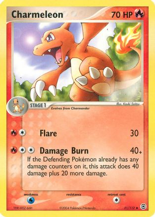 Charmeleon 31/112 - FireRed & LeafGreen - Poke-Collect