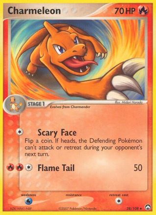 Charmeleon 28/108 - Power Keepers Reverse Holofoil - Poke-Collect