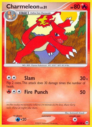 Charmeleon 35/99 - Arceus Reverse Holofoil - Poke-Collect