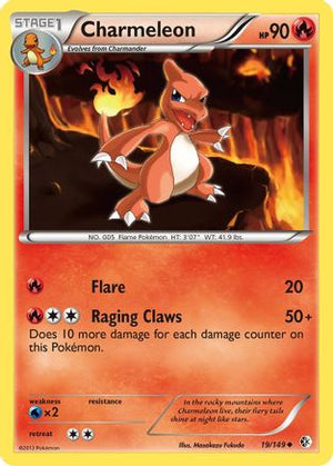 Charmeleon 19/149 - Boundaries Crossed Reverse Holofoil