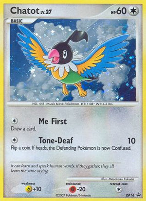 Chatot DP14/56 - DP Black Star Promos Holofoil - Poke-Collect