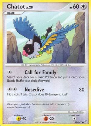 Chatot 95/147 - Supreme Victors Reverse Holofoil