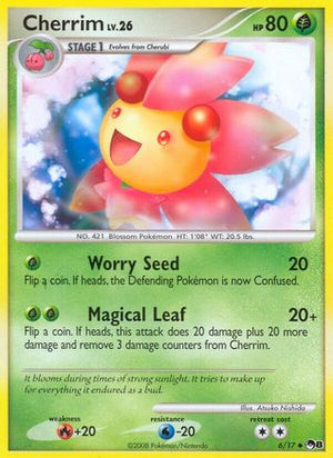 Cherrim 6/17 - POP Series 8 Reverse Holofoil - Poke-Collect