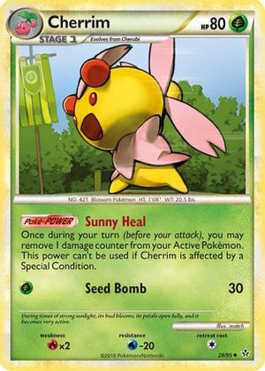Cherrim 28/95 - HSUnleashed Reverse Holofoil - Poke-Collect