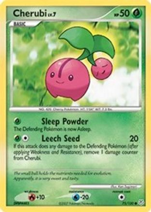 Cherubi 75/130 - Diamond and Pearl Reverse Holofoil - Poke-Collect