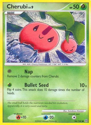 Cherubi 56/100 - Stormfront Reverse Holofoil - Poke-Collect